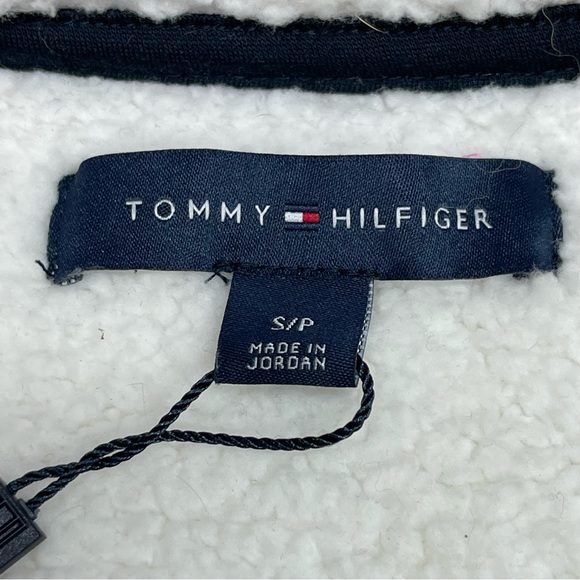 New ~ Tommy Hilfiger Women's Sherpa 1/4-Zip Pullover Jacket Size S/P - Picture 5 of 9